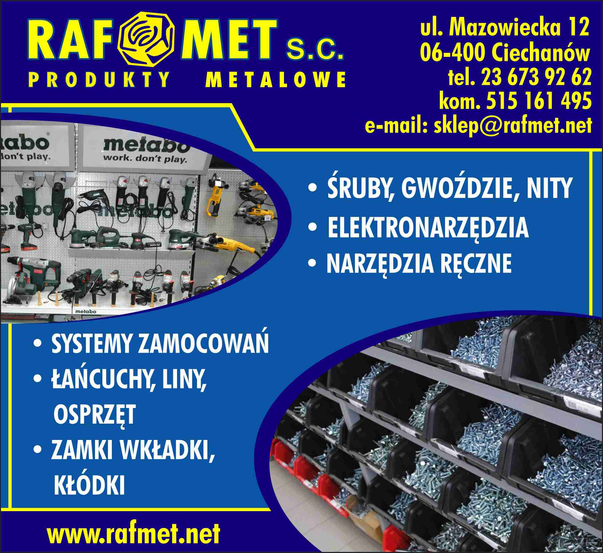 RAF MET s.c. - narzędzia ręczne CIECHANÓW narzędzia ręczne CIECHANÓW